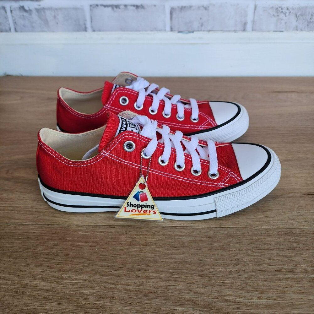 ⭐Converse Chuck Taylor All Star Low Size 4.5 Men's shoes Sneakers Red M9696C